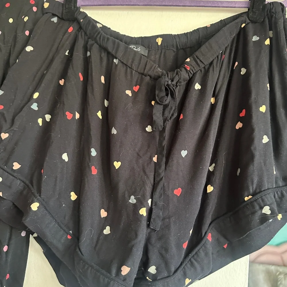 Rails Black Polka Dot and heart Pajama Set - Picture 4 of 5